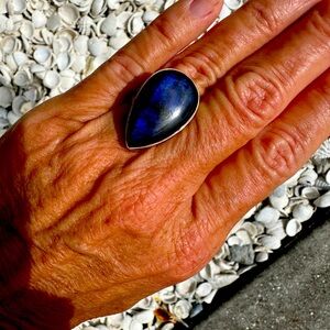 Labradorite Sterling Silver Ring